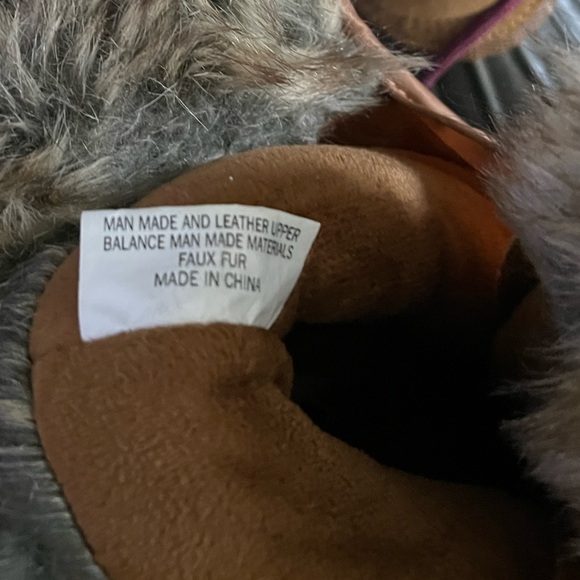 Khombu Duck Boots Suede Faux Fur Blanket Tie Winter Boots Women’s 7 - Picture 11 of 13